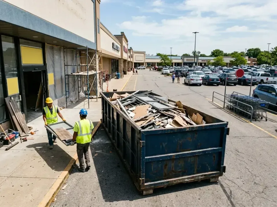 retail-store-renovation-debris-003 — frequently asked questions, Roll-off Dumpster Rentals in Hannibal, MO